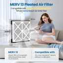 20x20x3 MERV 13 Air Filter Compatible with Zephyr VGF Series 20x20x3