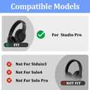 Studio Pro Inside Panel Inner Panel Repair Parts Accessories Repair Kit for Beats Studio ProModel A2924 Headphone,Durable Inner Shell Outside Shell Repair Parts(Black)