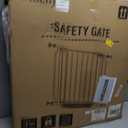 Baby Gate No Drilling, 29"-40" Auto Close Dog Gate Indoor for Doorways & Stairs, Pressure Mounted Adjustable Pet Gate, Easy Walk Through Child Gate for Children & Pets Stroller Friendly, White