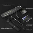 JINHAO Fountain Pen Extra Fine Nib, Includes Ink Cartridges & Converter, Perfect Weight, Optimal Flow, No Skips