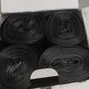 100 Count 17 Micron Extra Heavy Duty 4 Gallon Trash Bags, Sturdy & Tear-Resistant Small Trash Bags for Bathroom & Kitchen