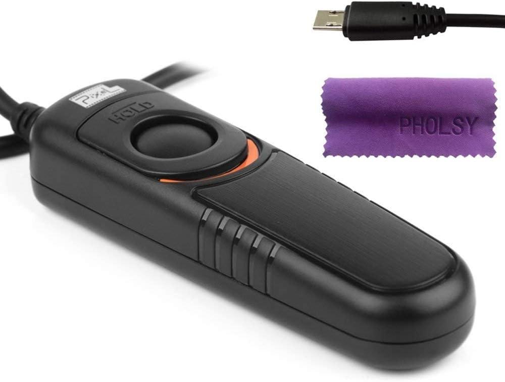 Pixel Wired Shutter Remote Control S2 Remote Shutter Release Cable for Sony Cameras, Replaces Sony RM-SPR1 (RC-201 S2)