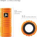 TRIGGERPOINT Performance Therapy Grid Foam Roller with Free Online Instructional Videos, Original (13-inch), Orange