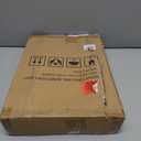 BONTEC 2-Step Ladder, Folding Step Stool, 600lbs Max Load Capacity, Sturdy Steel, Non-Slip Pedals, Lightweight, Portable Steel Ladder with Convenient Handrail, Safety Design for Home & Work, White