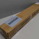 Warm Gold Decorative Curtain Rods, 28 to 48 Inch with Urn Finials, Telescoping Window Treatment Rod