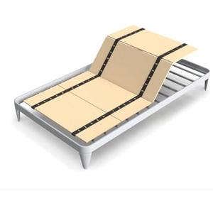 Foldable Box Spring,30"x 60",Mattress Support Wooden Bunkie Board, Double Deck Bed, Large Bed Board Supported by Mattress,No Assembly Needed