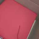Sunbrella 17 in. Square Outdoor Corded Chair Pad, Canvas Jockey Red