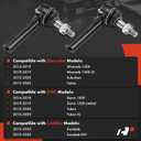 A-Premium 2 x Front Outer Tie Rod Ends, Compatible with Chevy Silverado 1500 14-19, Tahoe/Suburban 15-20 & GMC Sierra 1500 14-18, Sierra 1500 Limited 19, Yukon (XL) 15-20 & Cadillac Escalade 15-20