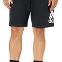 adidas Mens Essentials Logo Shorts Black/White/White Medium (Black, M)