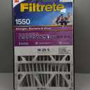 Filtrete 16x25x5 AC Furnace Air Filter, MPR 1550, MERV 12, Fits Honeywell & Trion AirBear, CERTIFIED Asthma & Allergy Friendly, Electrostatic Air Filter, 1-Pack (Actual size 15.75 x 24.13 x 4.88)
