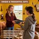 Highland Cow Paper Towel Holder - Highland Cow Decor for Kitchen Farmhouse Bathroom Countertop - Gifts for Women Mom Grandma - 3D Cute Stuff Decorative Accessories