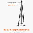 VEVOR 5th Wheel Tripod Stabilizer, Heavy Duty RV Stabilizer, with 5000lbs Load Capacity & 35"-57" Adjustable Height, Folds for Easy Storage and Organization, for Fifth-Wheel Trailers, RVs, and Campers