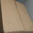 33" Blue Acrylic Wall Display for Magazines and Pamphlets, Space Saving Literature Storage Rack for Offices