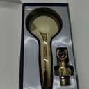 6-Mode High Pressure Handheld Shower Head Set, Consumer Reports Recommended HOPOPRO High Flow Hand Held Showerhead with 59 Inch Hose Bracket Teflon Tape Rubber Washers (Gold)