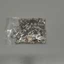 Hotop 35 Pieces Swivel Clasps Lanyard Snap Hooks Keychain Clip Hook Metal Lobster Claw Clasp with D Rings for Keychain Purse Hardware Sewing Craft Project(25 mm,Silver)