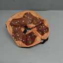 Recovery Donut Collar for Dogs & Cat,Inflatable Dog Cone Collar Alternative After Surgery,Soft Dog Cone for Large Medium Small Pet, Adjustable Pet Neck Donut (M, Neck 8"-11", Brown)