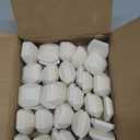 Leship Ceramic Briquettes Replacement for Turbo, Nexgrill Gas Grills, Gas Grill Briquettes Replacement for Lava Rocks, 50-Piece, 2 x 2 inches