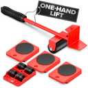 Furniture Moving Sliders Set  Furniture Lifter Tool Up to 220 lbs Moover Tool Non-Scratching Design, Smooth Glide | Protects Floors, Durable, and Easy to Use for Home, Office and Appliance Moving