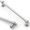 Asidrama 10 Pack 6.3 Inch(160mm) Brushed Satin Nickel Kitchen Cabinet Handles, Cabinet Pulls Kitchen Cabinet Hardware for Cupboard Drawer Pulls