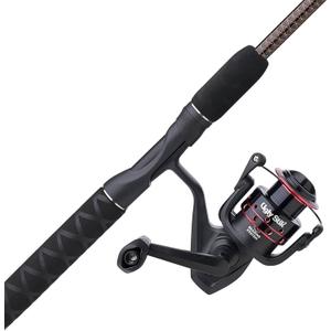 Ugly Stik GX2 Spinning Reel and 6'6" Fishing Rod Combo, 2-Piece, Graphite and Fiberglass Rod with Clear Tip Design