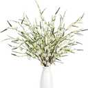 Melorca&Guilla Artificial Plants,6PCS 47" Green Eucalyptus Faux Branches for Vase,Faux Greenery Stems Fake Plants for Shop Garden Office Home Dcor (6, Greenery Stems)