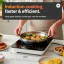 TUCO Portable Induction Cooktop Burner Hot Plate Electric Stove with Shatter-Proof Ceramic Glass, LCD Sensor Touch, ETL Certified, 20 Cooking Modes, 1800 Watts