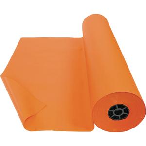 Colorations Arts and Crafts Paper Roll - Orange, Dual Surface, Finger Paints, Painting, Watercolors, Acrylic Paints, Wall Art, Bulletin Board Paper, Kids Crafts (Item # DSOR), 36" x 1000' (1 Roll)