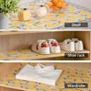 Cooyes Shelf Liner, Non-Adhesive Cabinet Liners for Kitchen Drawers, Shelves, Refrigerator, Pantry Storage, Bathroom Closet, Fridge, Durable Waterproof EVA Mats(11.8" W x 236" L, Yellow Lemon)