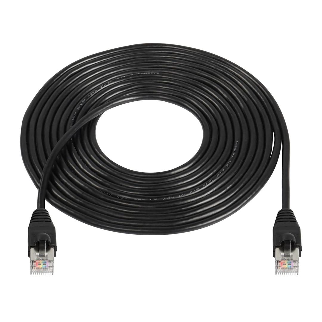 CERRXIAN RJ50 10P10C Male to Male Extension Cable Extender for Router Modem Scanner (5m)