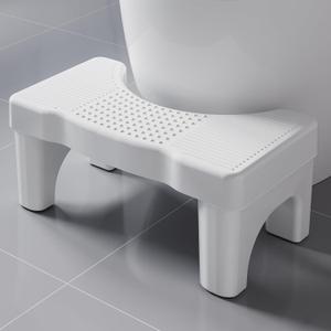 Kzeirm Toilet Stool, Poop Step Stool for Bathroom, Toilet Foot Pooping Stool for Adults, Portable Travel Squat Bench for Feet, Banco para Bao Toilet Leg Raiser