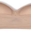 Maidenform Girls Seamless Molded Cup Hybrid Strapless Bandeau Bra (Beige) 34A