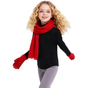 Girls Long Sleeve Shirts Horse Riding Equestrian Fleece Jackets Thermal Shirt Half Zip Pullover Kids Sweatshirts (Black, L)