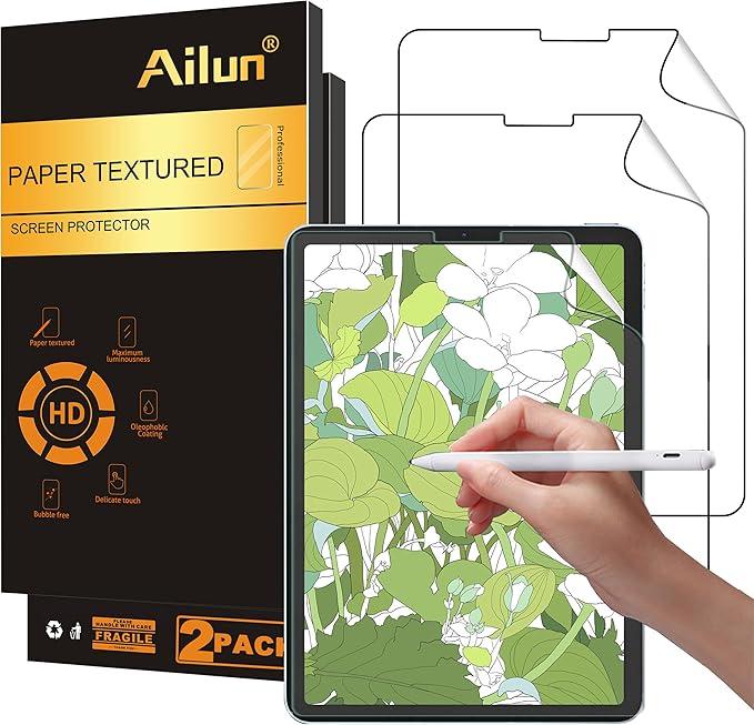 Paper Textured Screen Protector For iPad