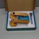 Smart Door Lock with Knob, Keyless Entry Door Locks with Handle, Fingerprint Door Knob for Bedroom/Front Door/Apartment,Generate Passcode Gold