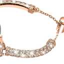 Bracelet Compatible with Fitbit Versa 3/4 Bands, Sense/Sense 2 Bands for Women, Replacement Rhinestone Bling Wristband Strap