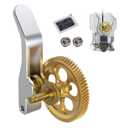 Upgraded Extruder Brass Gear for Bambu Lab A1/A1 Mini 3D Printers,Golden RNC Nano-Coated Extruder Gear