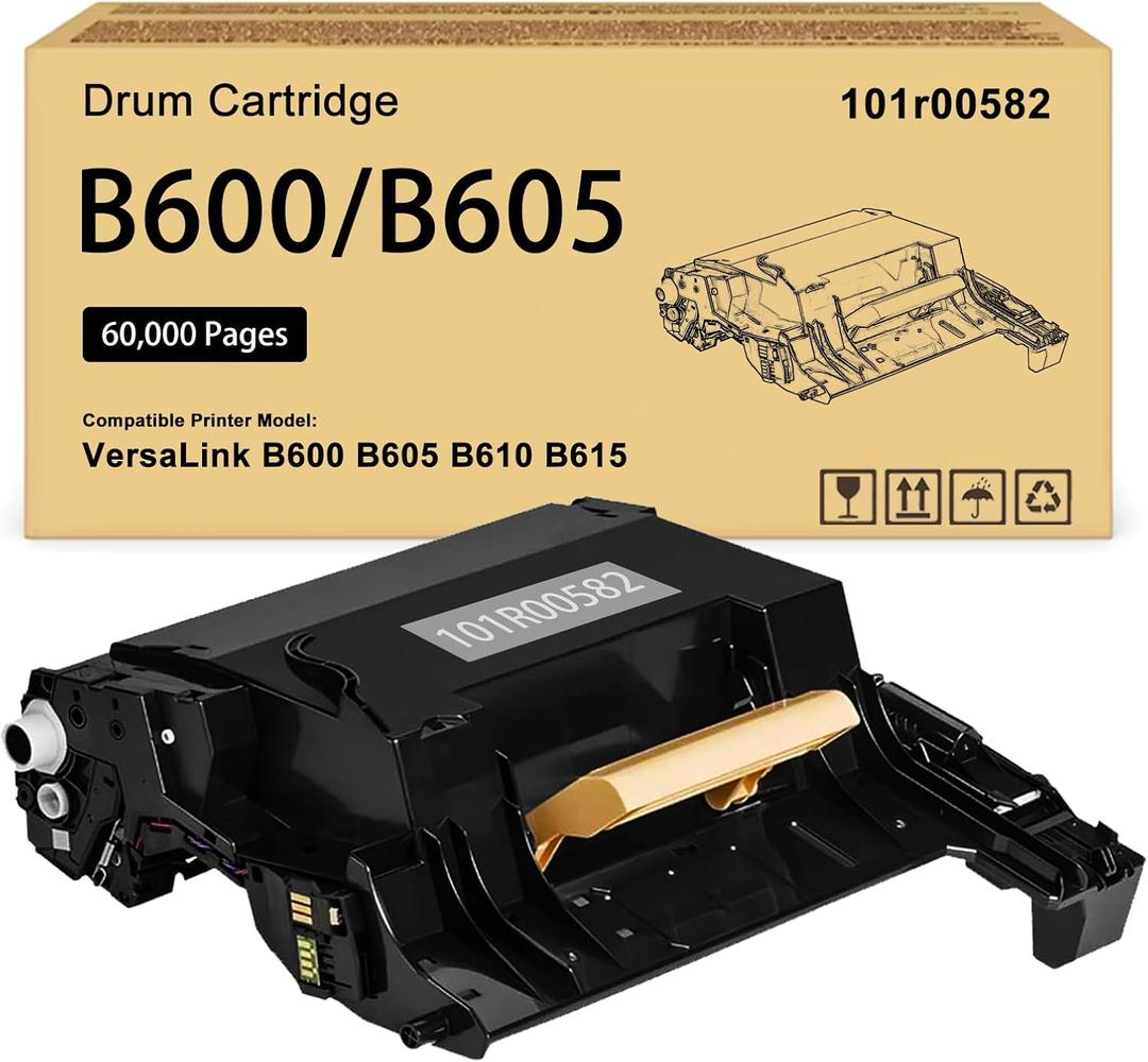 Versalink B600 Drum Unit 101R00582 Drum Cartridge Replacement for Xerox VersaLink B600 B605 B610 B615 Printer Drum Cartridge (60,000 Pages)