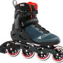 Rollerblade Macroblade 90 Men's Adult Fitness Inline Skate, Orion Blue/Spicy Orange, Performance Inline Skates (7)