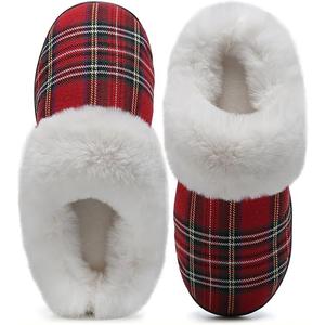WateLves Women's Slippers Comfort Memory Foam House Slippers Plush Lining Bedroom Shoes for Indoor & Outdoor 38/39