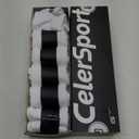 CS CELERSPORT 6 Pairs Ankle Athletic Running Socks Low Cut Sports Tab Socks for Men and Women (Large)