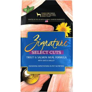 Zignature Select Cuts Trout & Salmon Formula Dry Dog Food 4lb (EXP 07/01/27)