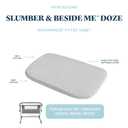 Baby Delight Beside Me Dreamer Bassinet & Bedside Sleeper Waterproof Fitted Sheet, brown