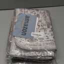 nunubaby Washable Pee Pads for Dogs, Stylish, Non-Slip and Leak-Proof Pee Pads. Reusable Potty Pads for Dogs for Crates and Floors.(Brown/Geo, 48" x48" ) (48x48 Inch (Pack of 2))