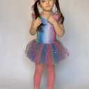 Zaclotre Girls Ballet Ruffle Short Sleeve Skirted Leotards with Tutus Skirt Dance Dress Ballerina Outfits