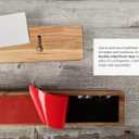 Magnetic Wooden Knife Bar Holder Strip (20 Inch, Walnut)