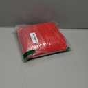 Eanpet Chenille Bath Mat Microfiber Floor Mat Baby Bath Mat for Kids Washable Bathroom Dry Fast Water Absorbent Shower Mat Area Rug (15.3" x 23.2", Red)