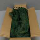 2 Pcs 6 Ft Christmas Norfolk Pine Garlands, Real Touch Faux Pine Garland, Realistic Green Fake Greenery Garland for Christmas Table, Mantle, Wall, Outdoor Holiday Winter Decorations(2, 6 FT)