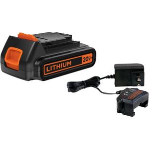 BLACK+DECKER 20V MAX* POWERCONNECT 1.5Ah Lithium Ion Battery + Charger (LBXR20CK) BLACK+DECKER 20V MAX* POWERCONNECT 1.5Ah Lithium Ion Battery + Charger (LBXR20CK)