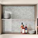 Granite Contact Paper for Countertops Peel and Stick Wallpaper Removable Self Adhesive Stick on Wallpaper Vinyl Temporary Marble Countertop Contact Paper Grey Kitchen Backsplash 15.8" x78" (Gray)