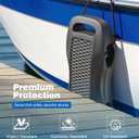 Boat Fenders for Docking, 22.5" Large Boat Bumpers, 2-Pack | Marine Grade EVA Resists Saltwater & UV, No Inflation No Leaks Easy to Maintain, Flat Back, Fit 15–25 ft Boats Pontoon Bass